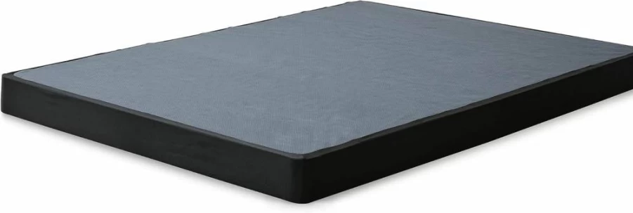 Signature Design by Ashley Full Size Low Profile Black Metal Bed Frame - Easy Assembly Foundation