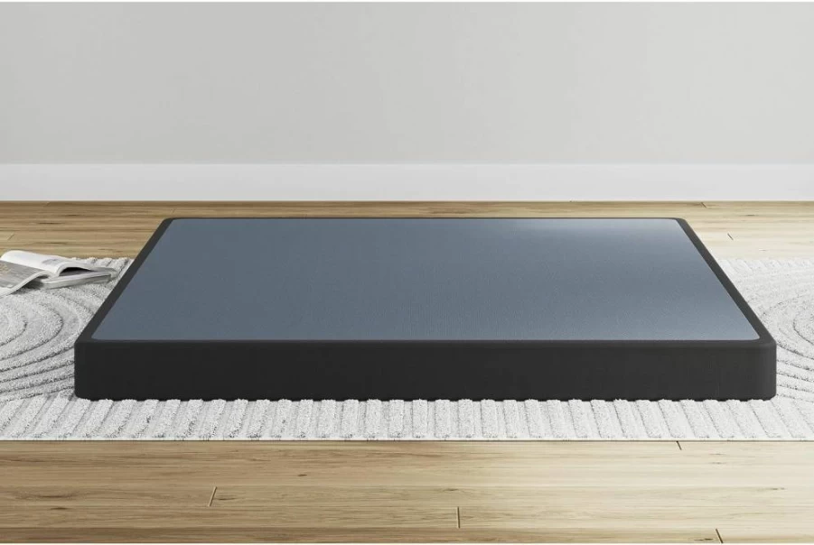 Signature Design by Ashley King Size Black Low Profile Metal Bed Frame - Easy Assembly Foundation
