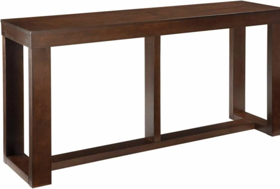 Signature Design by Ashley Cariton Modern Sofa Console Table in Grayish Brown - Stylish Living Room Furniture