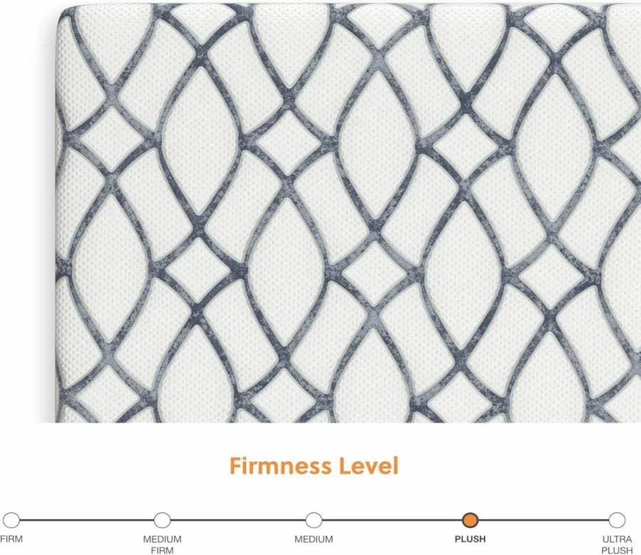 Signature Design by Ashley Queen Size 8 Inch Medium Firm Memory Foam Mattress with Green Tea & Charcoal Infusion for Cool Sleep & Support