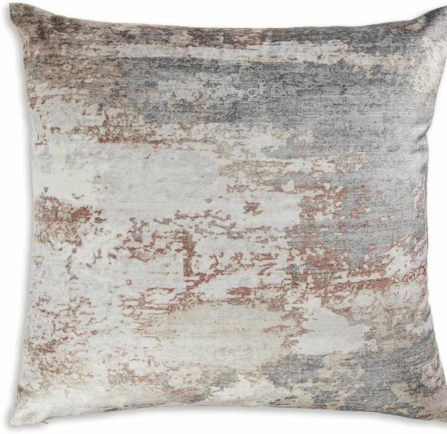 Signature Design by Ashley Edinfielders Square Pillow Cover - Soft Beige & Light Gray Decorative Throw Pillow