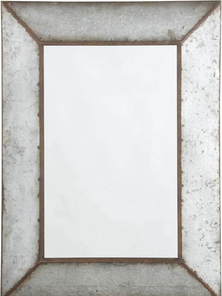 Signature Design by Ashley O'Talley Industrial Accent Mirror - Antique Gray Metal Frame - Vertical Wall Mirror