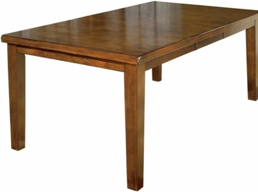 Signature Design by Ashley Ralene Traditional Extendable Dining Table - Medium Brown Finish, Classic Style