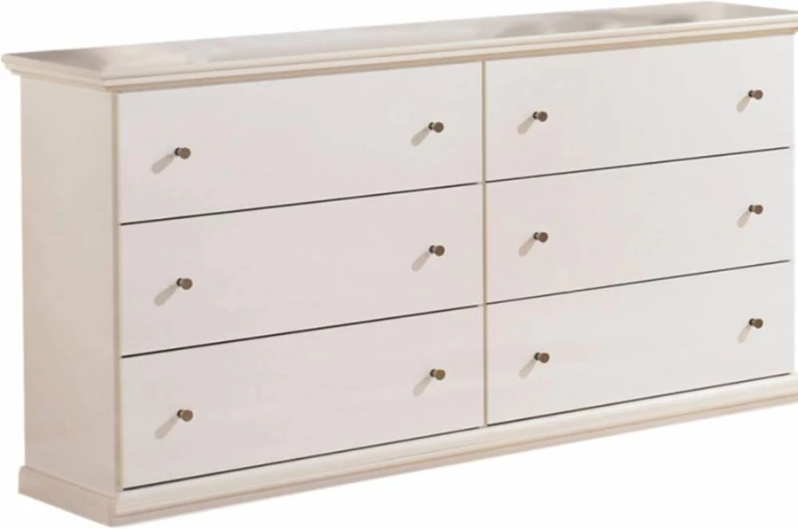 Signature Design by Ashley Maribel 6-Drawer Dresser in Classic Black - Stylish Bedroom Storage Furniture