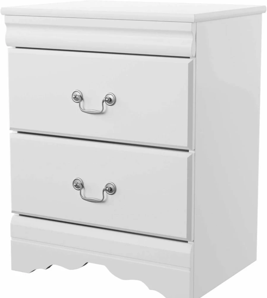 Signature Design by Ashley Maribel Kids' Nightstand - Traditional 1-Drawer & Storage Cubby, 24.37" Height, Black Finish
