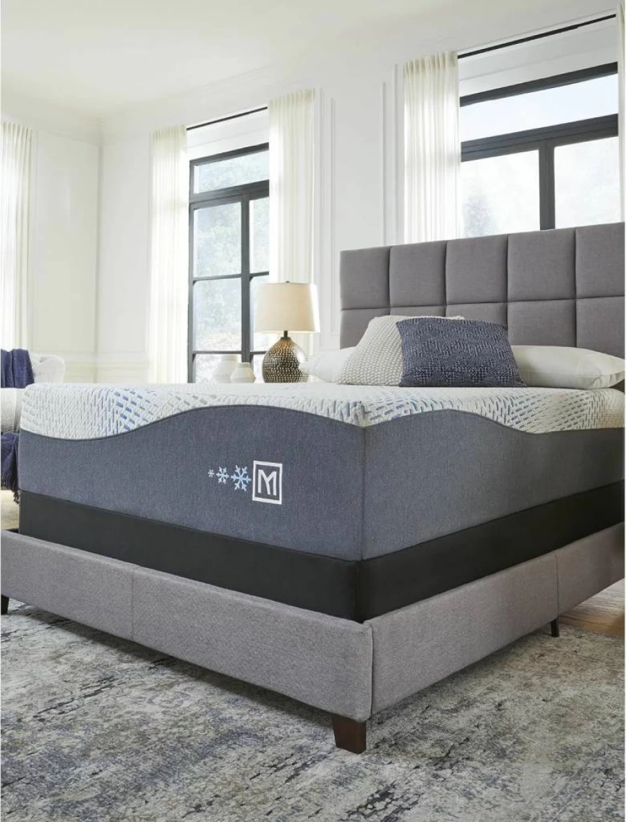 Signature Design by Ashley Twin XL 10 Inch Mattress Foundation - Box Spring Replacement with Sturdy Metal Frame, Black