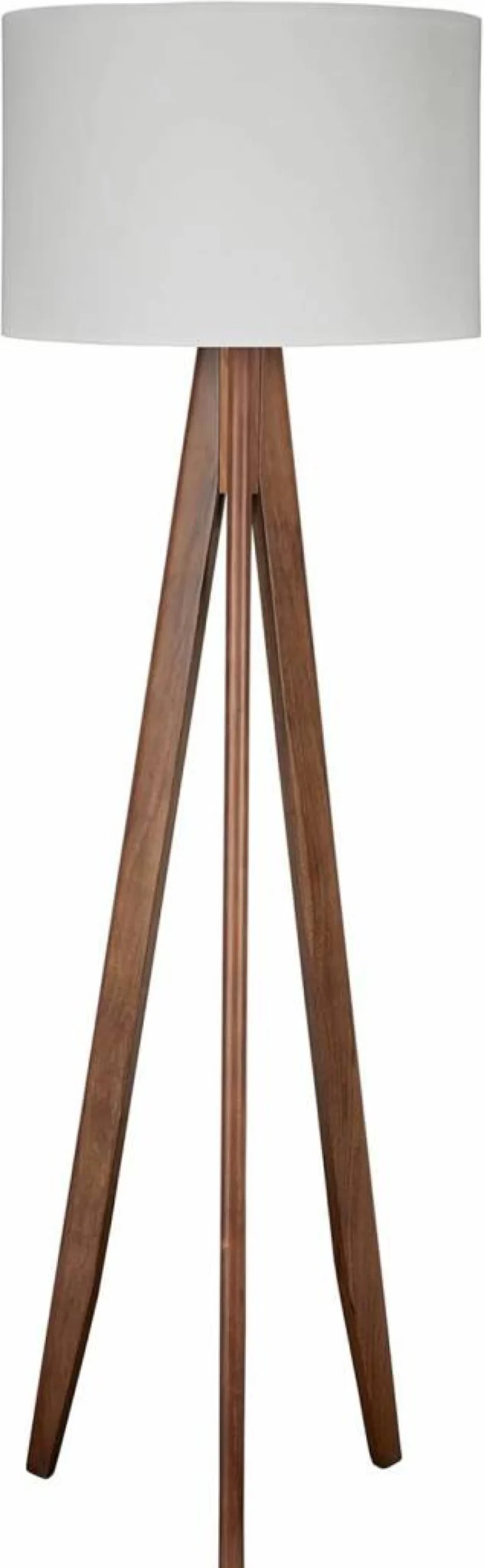 Signature Design by Ashley Dallson Modern Brown Wood Floor Lamp for Living Room