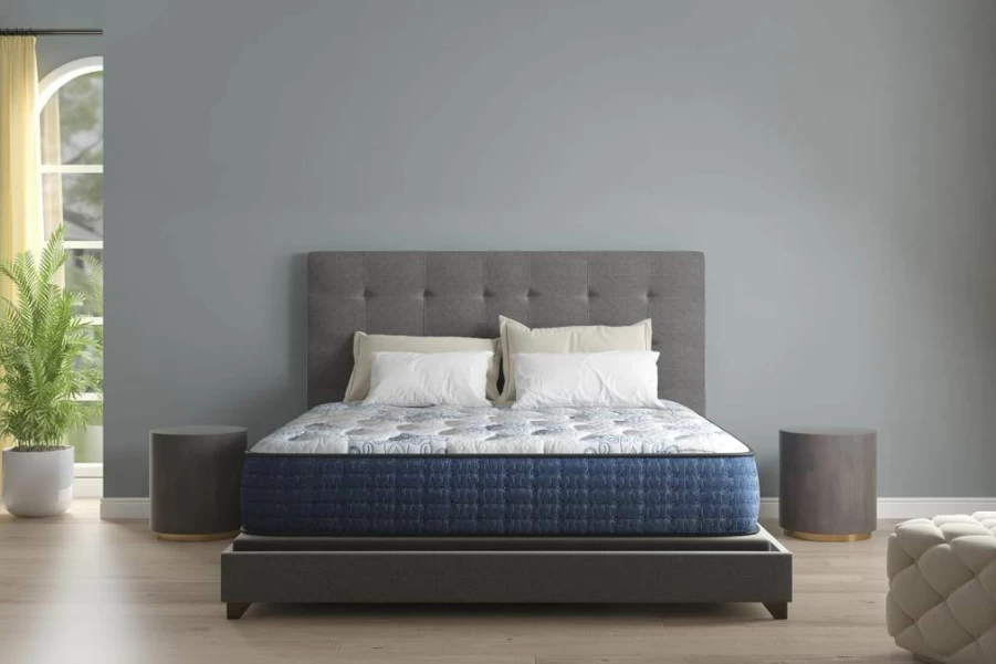 Signature Design by Ashley Augusta2 12-Inch Hybrid Mattress - Twin Size, Euro Pillow Top, Gel Memory Foam & Lumbar Support