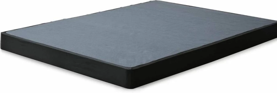 Signature Design by Ashley California King Low Profile Metal Bed Frame - Easy Assembly Black Foundation
