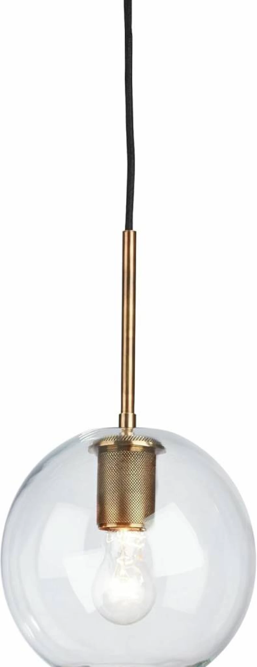 Signature Design by Ashley Cordunn Modern Antique Black Glass Pendant Light Fixture