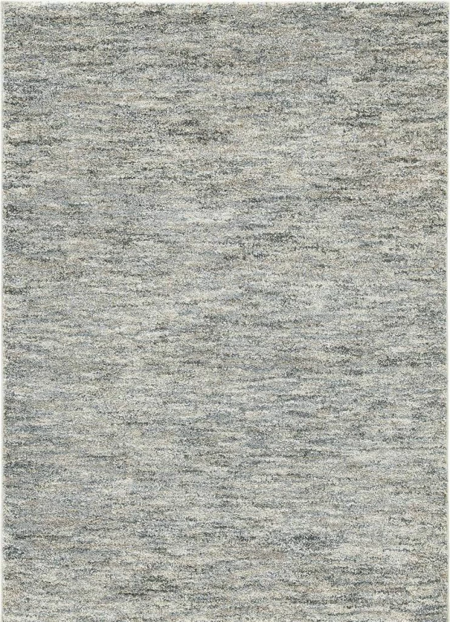 Signature Design by Ashley Marnin 8' x 10' Area Rug - Soft High Pile Multi-Tonal Accent Rug in Tan, Blue & Cream for Living Room, Bedroom