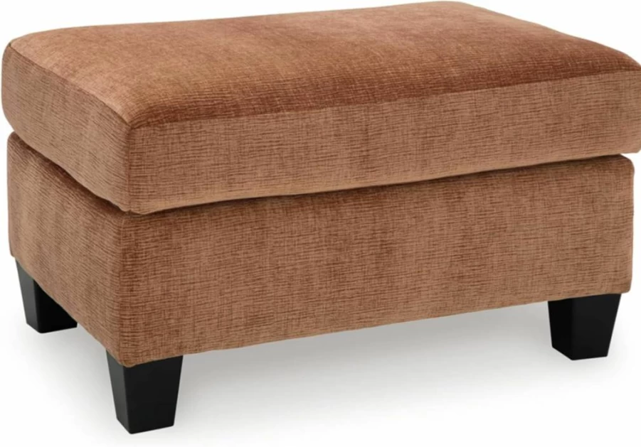 Signature Design by Ashley Amity Bay Modern Light Brown Upholstered Rectangular Ottoman with Storage