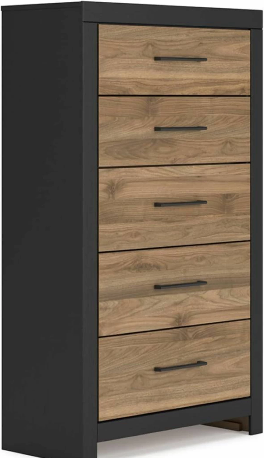 Signature Design by Ashley Hyanna 5-Drawer Rustic Chest Dresser for Bedroom Storage