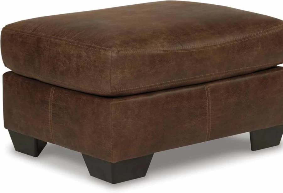 Signature Design by Ashley Bladen Modern Gray Rectangular Storage Ottoman with Upholstered Fabric