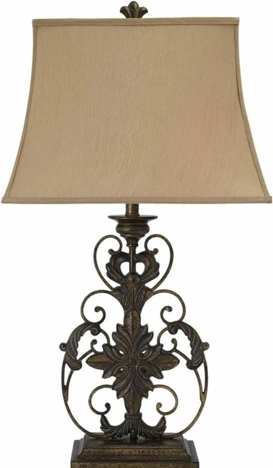 Signature Design by Ashley Sallee Traditional Brown Table Lamp with 3-Way Switch, 33.5" Height