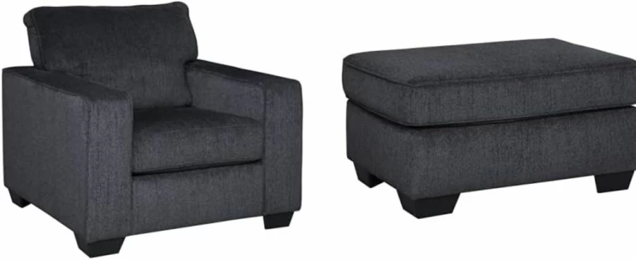 Signature Design by Ashley Altari Modern Accent Chair in Dark Gray - Stylish Contemporary Seating