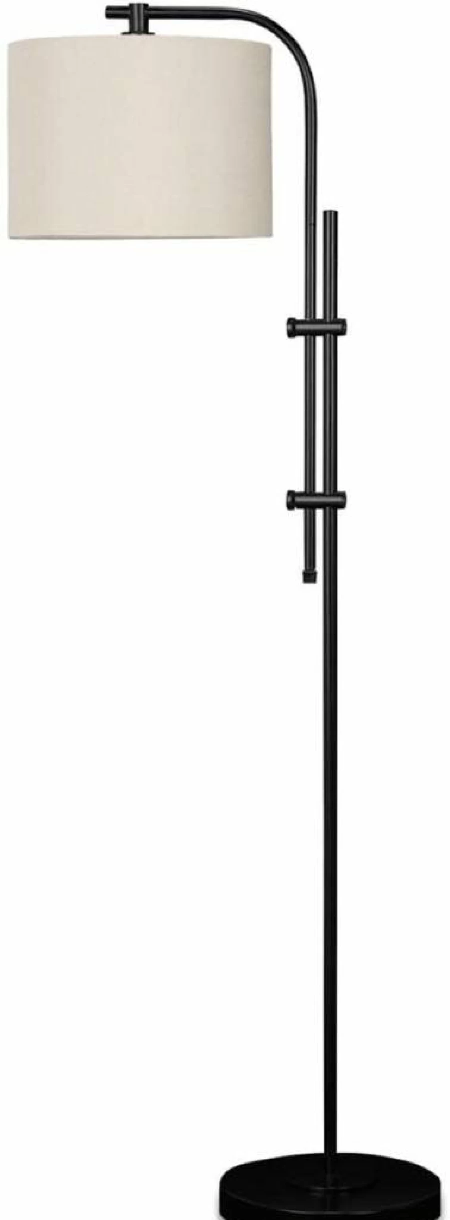 Signature Design by Ashley Baronvale 60" Adjustable Brass Floor Lamp - Modern Metal Lighting for Living Room