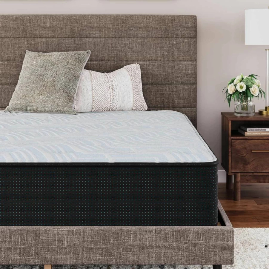 Signature Design by Ashley Firm Full Mattress - Limited Edition White Bed for Enhanced Support & Comfort