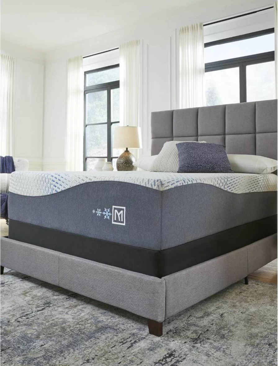 Signature Design by Ashley Full Size Black Metal Bed Frame - 10" Height Easy Assembly Foundation