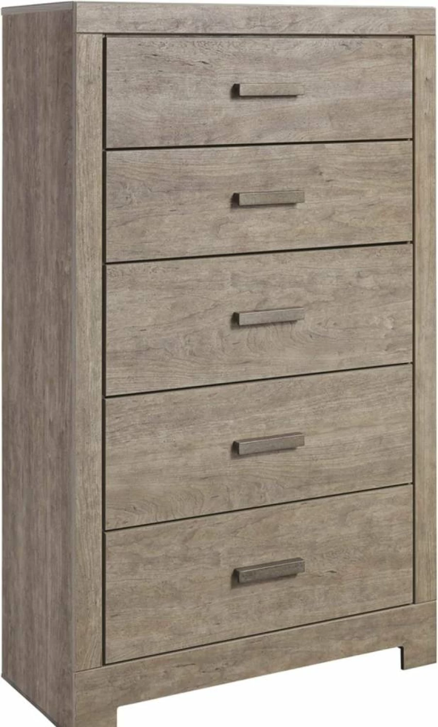 Signature Design by Ashley Culverbach 6-Drawer Dresser in Weathered Gray - Scandinavian Style Chest of Drawers