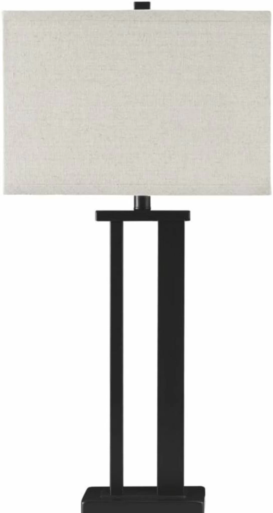 Signature Design by Ashley Aniela 29.5" Silver Minimalist Table Lamp - Set of 2 Modern Lighting Fixtures