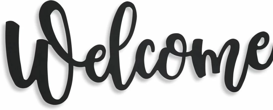 Signature Design by Ashley Emalee Black Metal Wall Art - Indoor/Outdoor Decorative Panel