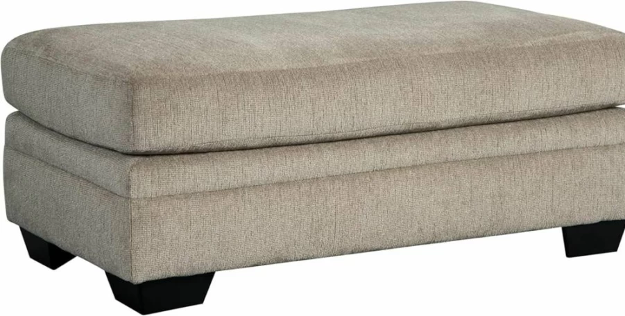Signature Design by Ashley Dorsten Gray Upholstered Storage Ottoman Bench