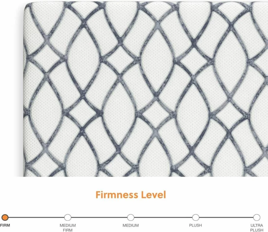 Signature Design by Ashley Queen Size 8" Medium Firm Memory Foam Mattress with Charcoal & Green Tea Infusion for Pressure Relief