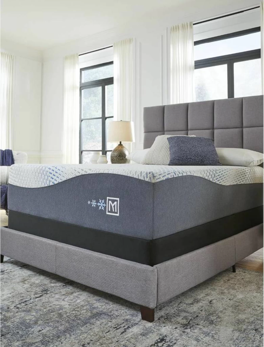 Signature Design by Ashley Twin Size 10 Inch Box Spring with Metal Foundation - Black Mattress Base for Enhanced Support