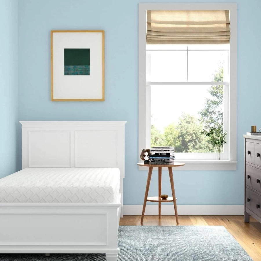 Signature Design by Ashley 10 Inch Medium Firm Memory Foam Mattress with Green Tea & Charcoal Infusion for Pressure Relief & Cooling Support