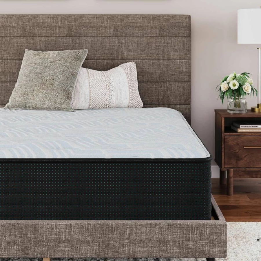 Signature Design by Ashley Twin Firm Hybrid Mattress - 11" Gel Memory Foam, Lumbar Support, Limited Edition