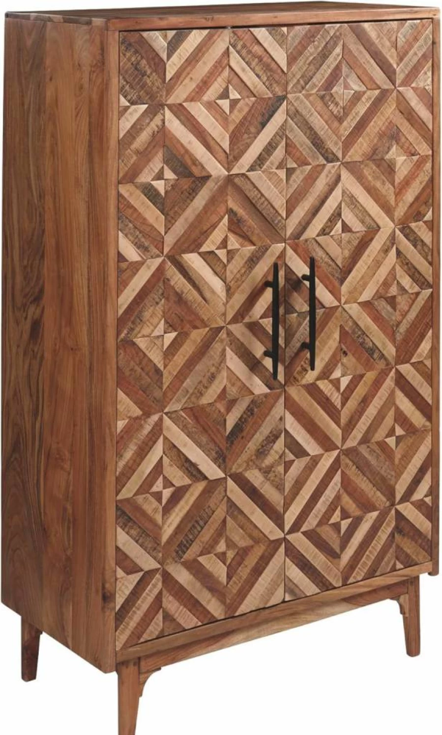 Signature Design by Ashley Gabinwell Modern 2-Door Accent Cabinet - Stylish Brown Storage for Living Room & Entryway