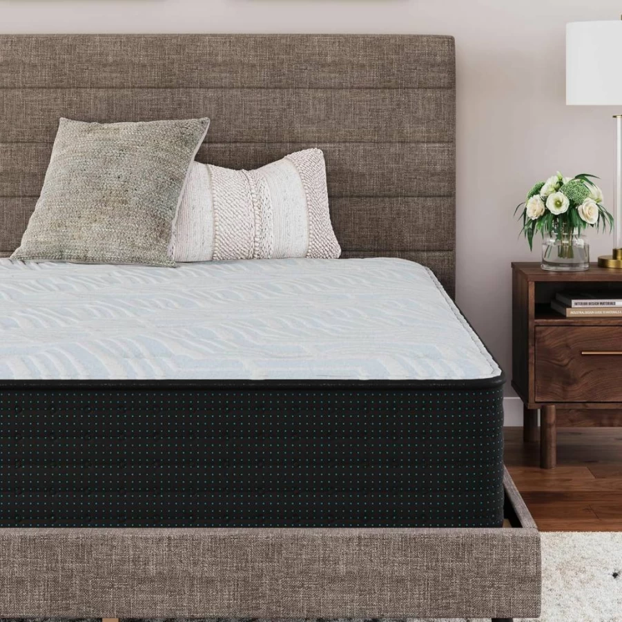 Signature Design by Ashley Palisades 14" Full Size Hybrid Mattress with Gel Memory Foam - Plush Comfort & Support
