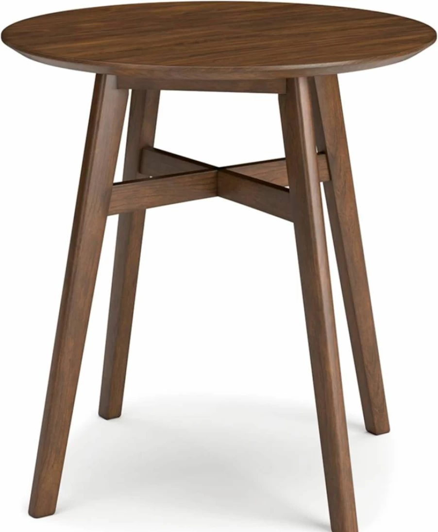 Signature Design by Ashley Lyncott Traditional Brown Counter-Height Dining Table - 4-Seat Kitchen or Breakfast Room Furniture
