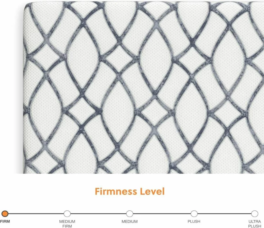 Signature Design by Ashley King Size 12 Inch Medium Firm Memory Foam Mattress with Green Tea & Charcoal Infusion for Pressure Relief & Cooling Comfort